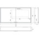 Armoire de toilette LED Prestige 2 encastré 1315 mm