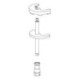 Set de fixation XERIS E pour mitigeur de lavabo petit / moyen. SCHELL