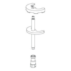 Set de fixation XERIS E pour mitigeur de lavabo grand SCHELL