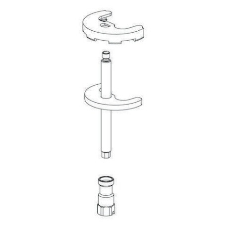 Set de fixation XERIS E pour mitigeur de lavabo grand SCHELL