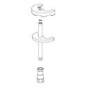 Set de fixation XERIS E pour mitigeur de lavabo grand SCHELL