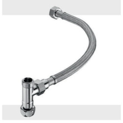 Kit de raccordement flexible, pour thermostat à robinet d'équerre, chromé SCHELL