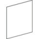 Façade de tiroir pour 4U Armoire latérale 804040