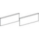Façade de tiroir blanc pour iCon WTU 840120