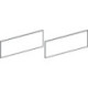 Façade de tiroir gris pour Xeno2 WTU 807142