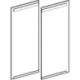 Porte miroirs Set. Option armoire miroir. Model 800375