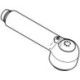 Douchette double jet EICHELBERG 440552 pour robinetterie de cuisine Al Dente ND chrome