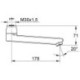 Robinet en fonte EICHELBERG 440451 177mm pour robinetterie WT, chromé