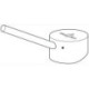 Poignée de robinet 925180LC collections professionnelles inox massif VILLEROY & BOCH