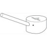 Poignée de robinet 925180LC collections professionnelles inox massif VILLEROY & BOCH