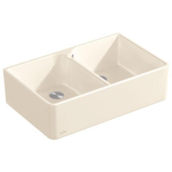 Lavabo double 80X795x500mm Blanc Alpin CeramicPlus VILLEROY & BOCH
