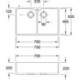 Lavabo double 80X795x500mm Blanc Alpin CeramicPlus VILLEROY & BOCH