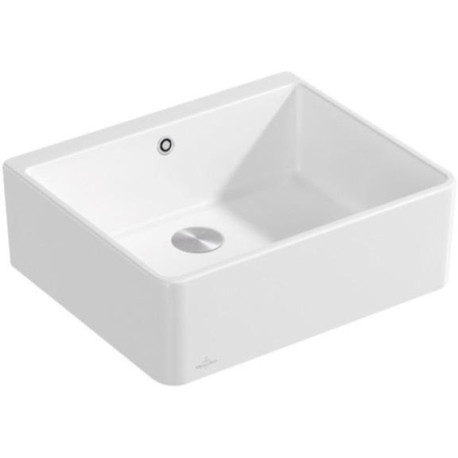 Lavabo simple vasque 60X595x500mm Stone White CeramicPlus VILLEROY & BOCH
