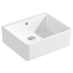 Lavabo simple vasque 60X595x500mm Stone White CeramicPlus VILLEROY & BOCH
