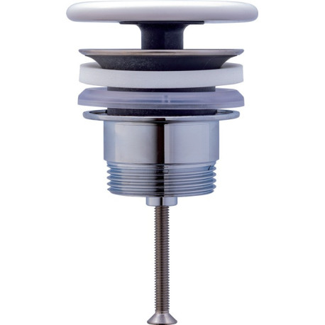 Robinet d'arbre 0050750000 blancavec couvercle de soupape en céramique DURAVIT
