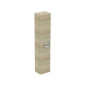 Porte basse EUROVIT chêne clair pour armoire haute, avec charnière, pour E3243 IDEAL STANDARD