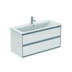 façade de tiroir inférieur CONNECT AIR marron mat et blanc mat pour WTU 1000mm IDEAL STANDARD