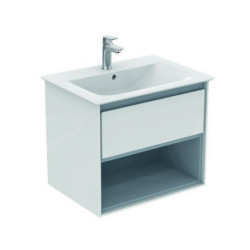Façade de tiroir CONNECT AIR 600 mm gris clair brillant et mat pour meuble sous-vasque IDEAL STANDARD