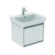 Façade de tiroir CONNECT AIR 485mm gris clair brillant et mat pour meuble sous-vasque IDEAL STANDARD
