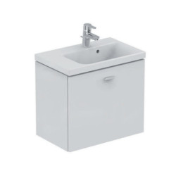 Façade intérieure coulissante CONNECT SPACE 590mm décor gris moyen lisse pour meuble sous-vasque IDEAL STANDARD
