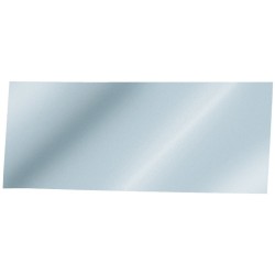 Racloir rectangulaire, Argent, 120x60x0,6mm 37/120