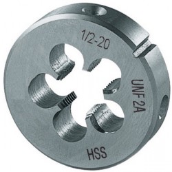 Filière, UNF, Filetage : UNF n° 12-28 pouces, Filets par 28 pouces, Ø extérieur x hauteur 20 x 7 mm