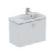 Façade intérieure coulissante CONNECT SPACE 690 mm laqué blanc lisse pour meuble sous-vasque IDEAL STANDARD