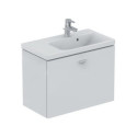 Façade intérieure coulissante CONNECT SPACE 690 mm laqué blanc lisse pour meuble sous-vasque IDEAL STANDARD