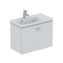 Façade intérieure coulissante CONNECT SPACE 690 mm laqué blanc lisse pour meuble sous-vasque IDEAL STANDARD