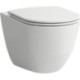 WC suspendu à fond creux PRO COMFORT 360x560 mm surélevé blanc, sans rebord LAUFEN