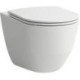 WC suspendu à fond creux PRO COMFORT 360x560 mm surélevé blanc, sans rebord LAUFEN