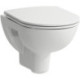 WC suspendu à fond creux PRO 360x490 mm blanc court, sans bride LAUFEN