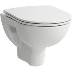 WC suspendu à fond creux PRO 360x490 mm blanc court, sans bride LAUFEN