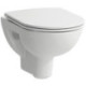 WC suspendu à fond creux PRO 360x490 mm blanc court, sans bride LAUFEN