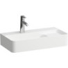 Vasque à poser VAL 600x310 mm blanc, 1 trou pour robinetterie, avec trop-plein LAUFEN
