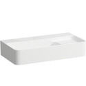 Vasque à poser VAL 600x310 mm blanc sans trou pour robinetterie, avec trop-plein LAUFEN