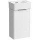 Meuble sous-vasque VAL avec lave-mains, 637 x 340 x 220 mm, gris signalisation LAUFEN