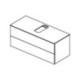 Façade inférieure coulissante ADAPTO 1200 mm décor pin clair pour WTU IDEAL STANDARD