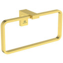 Anneau porte-serviettes CONCA carré or brossé IDEAL STANDARD