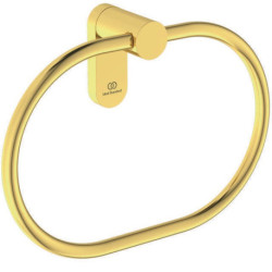 Anneau porte-serviettes CONCA rond or brossé IDEAL STANDARD