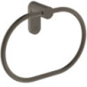 Anneau porte-serviettes CONCA rond magnétique gris IDEAL STANDARD