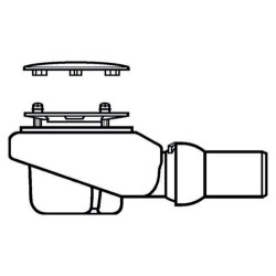 Subway Infinity, Diamètre: 90 mm, à poser ou à encastrer à fleur, sur pieds ou à poser chromé mat