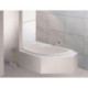 Baignoire d'angle Hoesch SPECTRA version gauche 1700x1000x480mm blanc