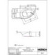 Baignoire d'angle Hoesch SPECTRA version gauche 1700x1000x480mm blanc