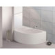 Baignoire d'angle Hoesch SPECTRA version gauche 1710x1010x480mm blanc