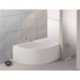 Baignoire d'angle Hoesch SPECTRA version droite 1710x1010x480mm blanc