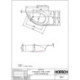 Baignoire d'angle Hoesch SPECTRA version droite 1710x1010x480mm blanc