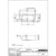 Baignoire murale SPECTRA semi-circulaire 1716x808x480mm blanc