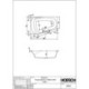 Baignoire Hoesch SPECTRA 1800x1200x480mm version gauche blanc