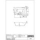 Baignoire Hoesch SPECTRA 1800x1200x480mm version droite blanc